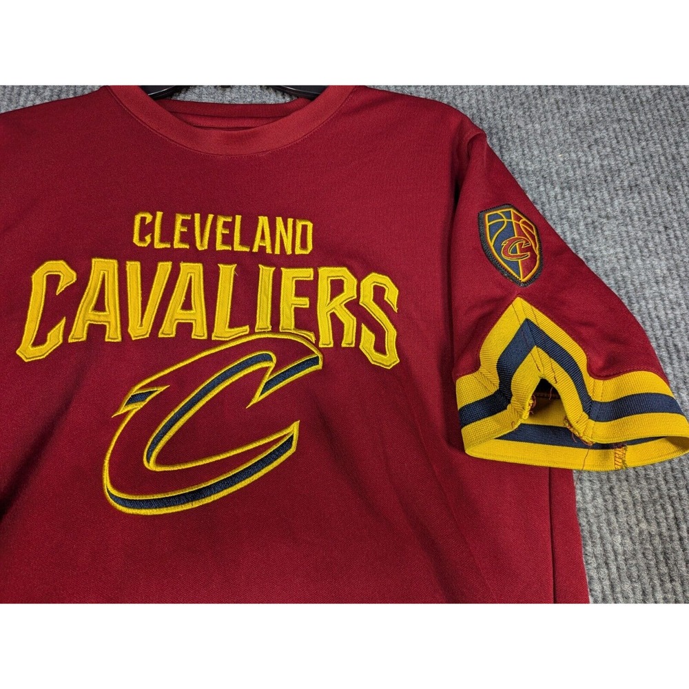 Unk Cleveland Cavaliers Red and Yellow Jersey